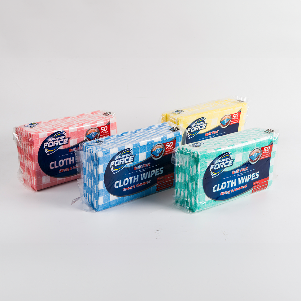 Bulk Cloth Wipes 30cm×50cm(Pack of 50)