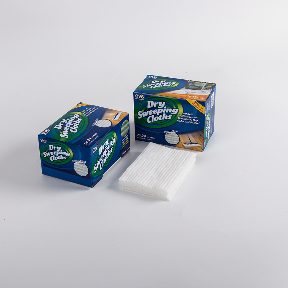 Dry Sweeping Cloths - Universal Refill for Floor Cleaning, Deeper Ridges for Dust & Dirt (Pack of 24)