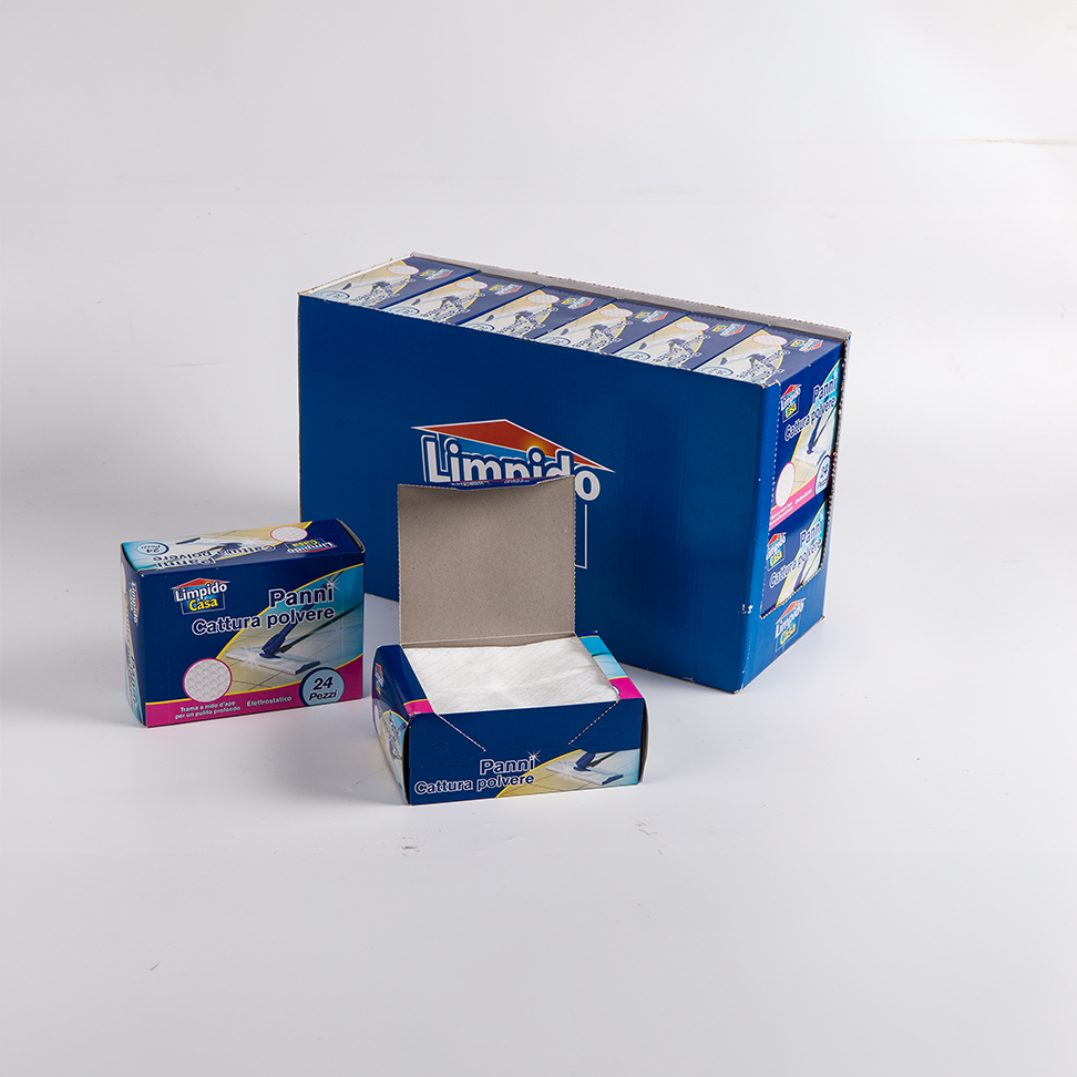 Dust-Collecting Cloths 24 Pieces - Electrostatic Cleaning Pads (Pack of 24)
