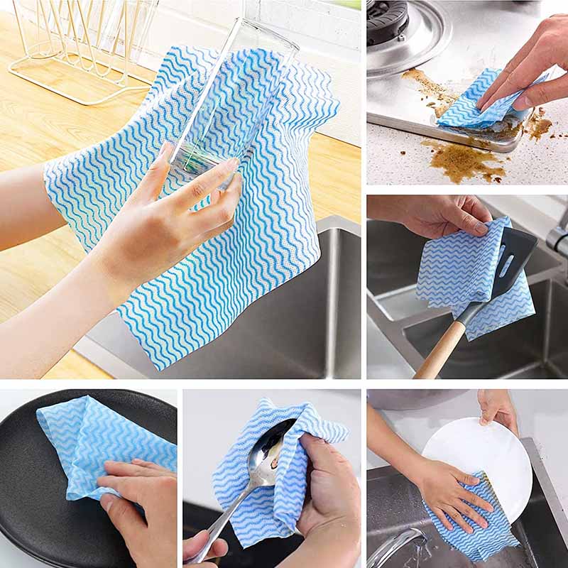 Clean kitchen utensils and areas