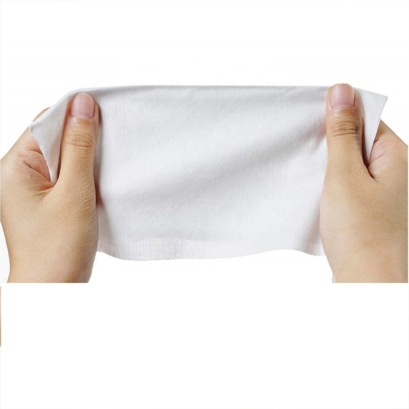 Demonstrating the Thickness of Cleansing Towel