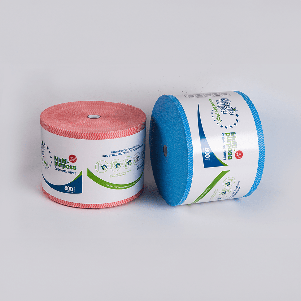 Multi-Purpose Cleaning Wipes - Industrial and Domestic Use, Highly Absorbent (800 Sheets)