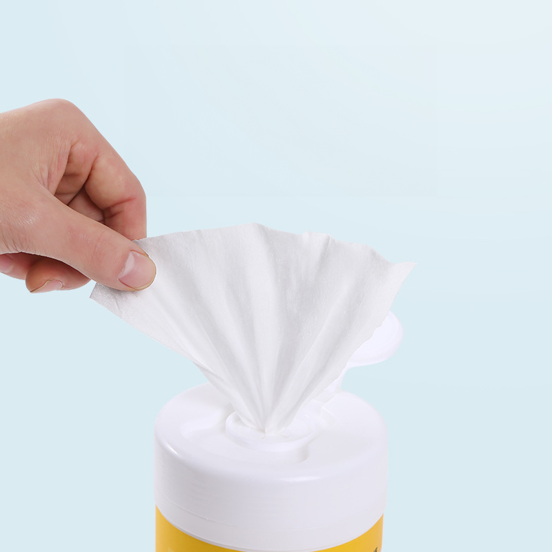 Pulling Out a Wipe for Cleaning