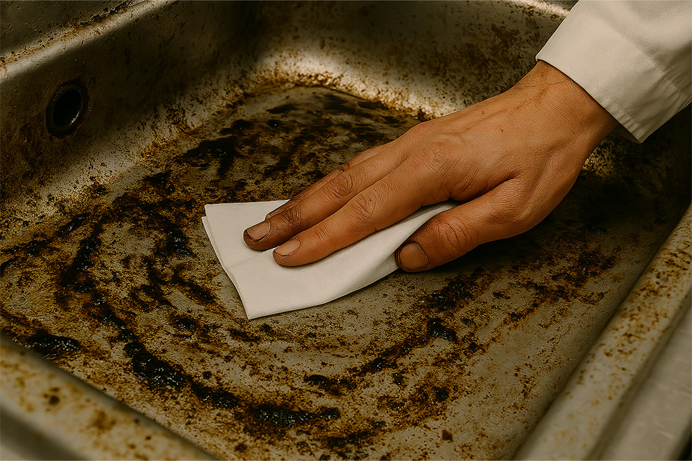 Rough Surface Cleaning